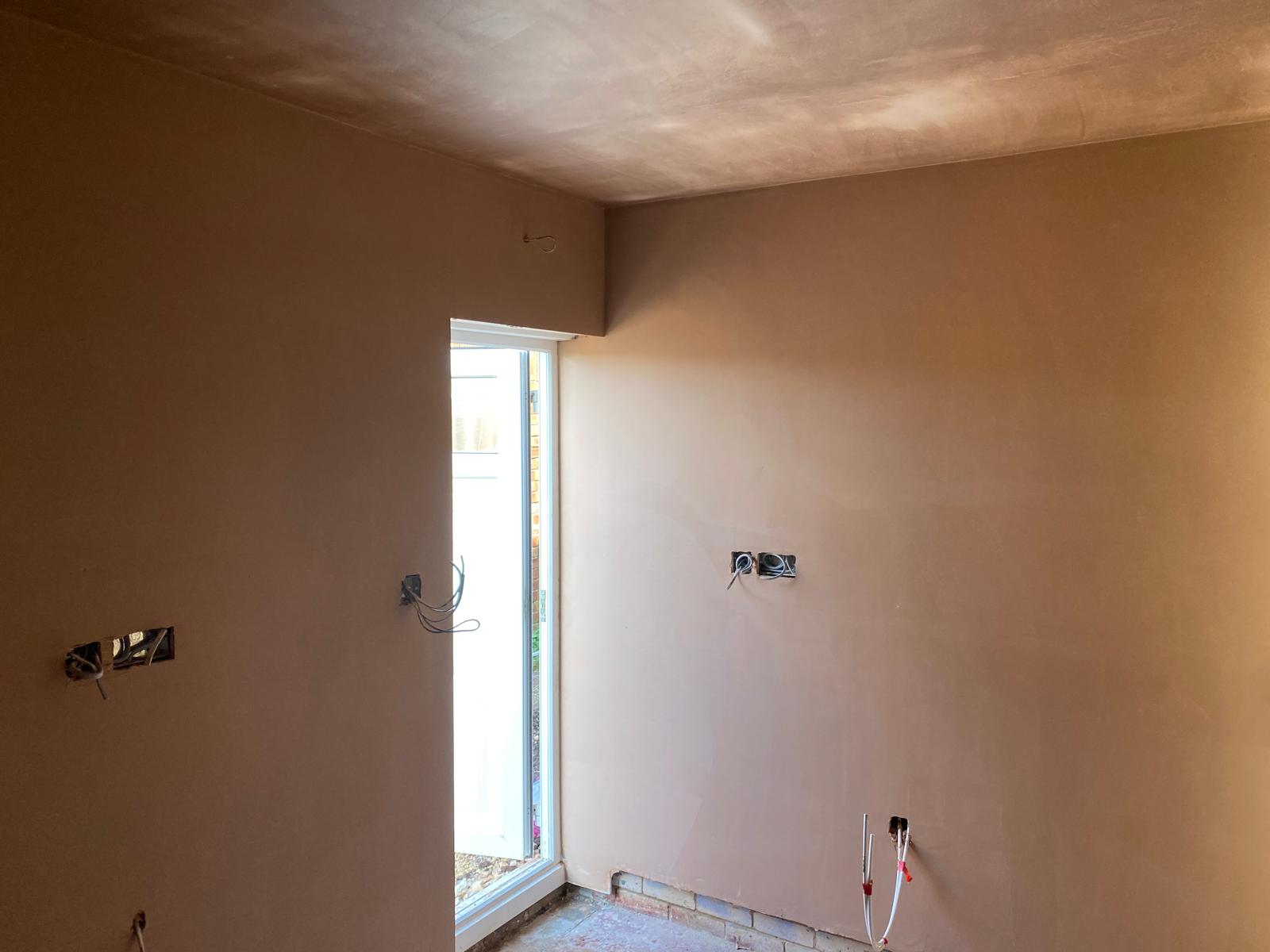New build wall & ceiling skim